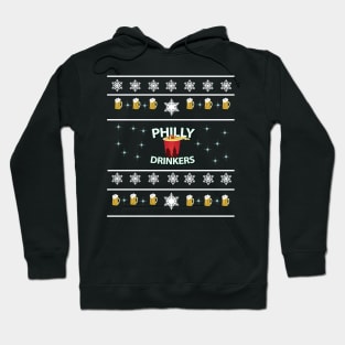 Philly Drinkers Ugly Sweater Hoodie